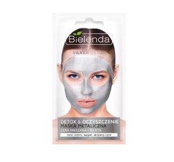 Silver Detox maska metaliczna oczyszczająca dla cery mieszanej i tłustej 8g