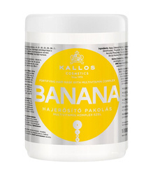Banana Fortifying Hair Mask With Multivitamin Complex bananowa maska wzmacniająca do włosów z kompleksem multiwitamin 1000ml