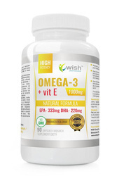Omega-3 1000mg + Vit E Natural Formula suplement diety 90 kapsułek miękkich
