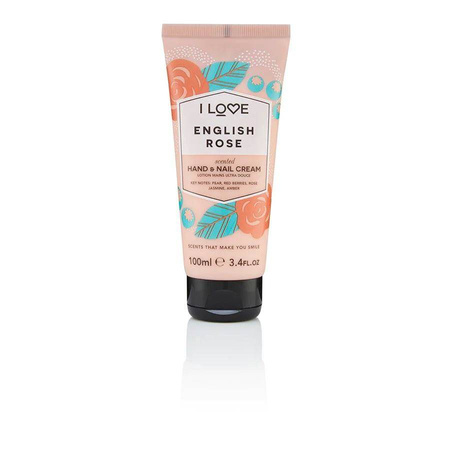 Scented Hand & Nail Cream nawilżający krem do dłoni i paznokci English Rose 100ml