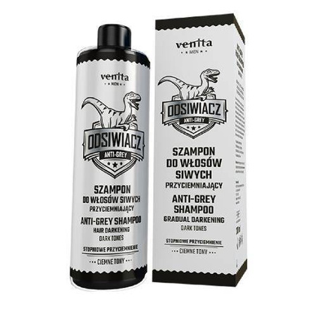 Men szampon do włosów siwych przyciemniający Ciemne Tony 200ml