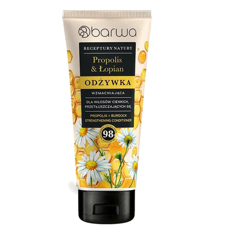 Receptury Natury wzmacniająca odżywka do włosów Propolis + Łopian 200ml