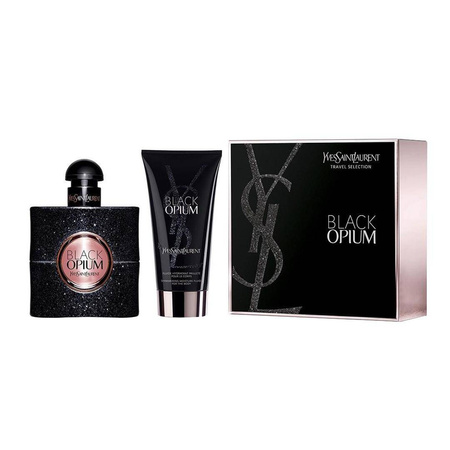 Black Opium Pour Femme zestaw woda perfumowana spray 50ml + balsam do ciała 50ml