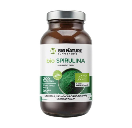 Bio Spirulina suplement diety 200 tabletek