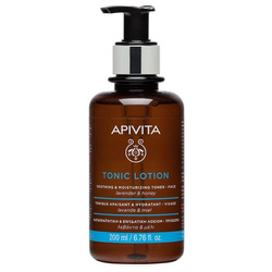 Apivita Tonic Lotion Soothing & Moisturizing Toner tonik łagodząco-nawilżający do twarzy z Lawendą i Miodem 200ml