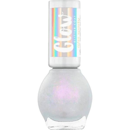 Glow Glitter Coat lakier do paznokci 010 Icy Blush 7ml