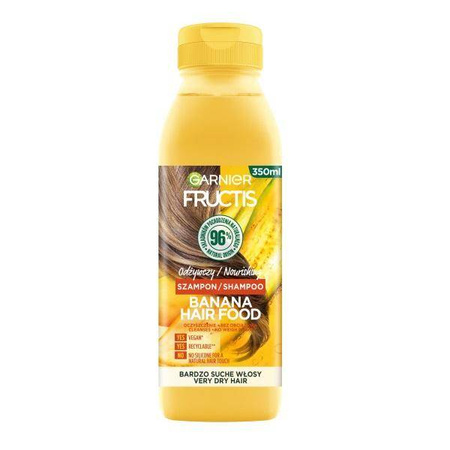 Fructis Banana Hair Food odżywczy szampon do włosów bardzo suchych 350ml