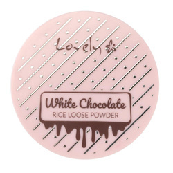 White Chocolate Loose Powder utrwalający puder ryżowy do twarzy dla każdego typu cery 8g