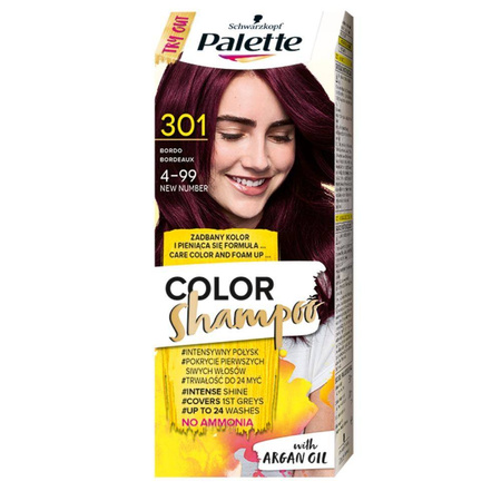 Color Shampoo szampon koloryzujący do włosów do 24 myć 301 (4-99) Bordowy
