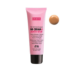 Pupa Milano - Professionals BB Cream + Anti-Eta SPF30 krem BB przeciwstarzeniowy 001 Nude 50ml