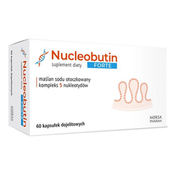 Norsa Pharma Nucleobutin Forte suplement diety 60 kapsułek