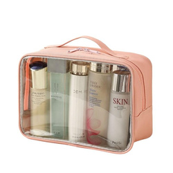 Kosmetyczka organizer na kosmetyki Różowa