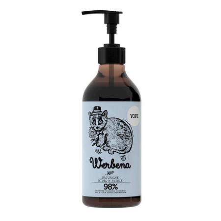 YOPE Naturalne mydło w płynie Werbena 500ml