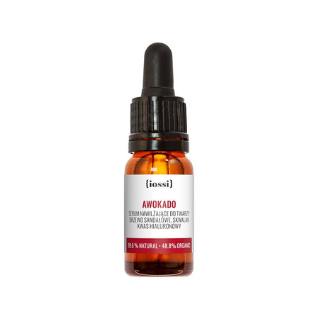 Iossi Awokado serum nawilżające do twarzy z kwasem hialuronowym 10ml