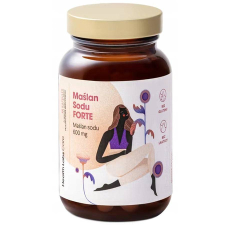 Health Labs Care Maślan Sodu Forte 600mg 60 kapsułek