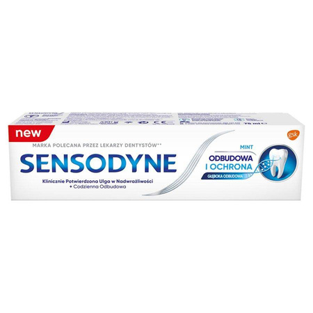 Sensodyne Odbudowa i Ochrona pasta do zębów z fluorkiem 75ml