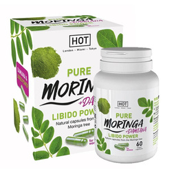 Pure Moringa + Damiana Libido Power suplement diety dla kobiet na libido 60 kapsułek