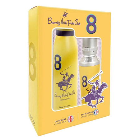 Beverly Hills Polo Club Women Eight EDP spray 100ml + dezodorant 150ml
