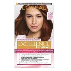 Excellence Creme farba do włosów 4.54 Brąz Mahoniowo-Miedziany