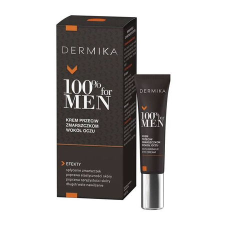 Dermika - 100% for Men Krem pod oczy przeciwzmarszczkowy 15ml