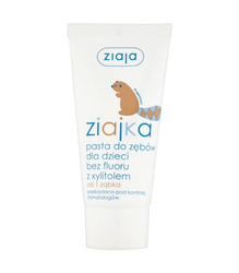 Ziaja Ziajka pasta do zębów dla dzieci bez fluoru z xylitolem 50ml