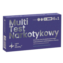 Multi Test Narkotykowy 6w1 1szt