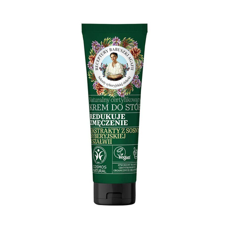 Naturalny krem do stóp redukujący zmęczenie 75ml