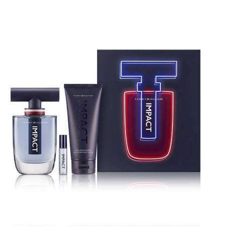 Tommy Hilfiger Impact zestaw woda toaletowa spray 100ml + miniatura wody toaletowej 4ml + żel pod prysznic 100ml