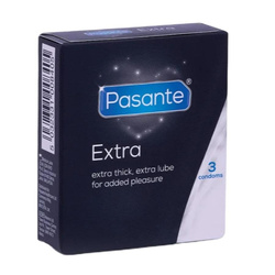 Extra prezerwatywy z dodatkowym lubrykantem 3szt