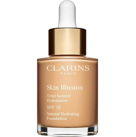 CLARINS Skin Illusion Foundation SPF15 nawilżający podkład do twarzy 108.5 Cashew 30ml