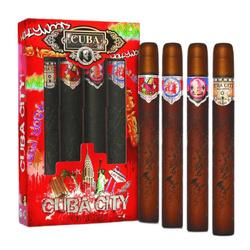 Cuba City For Women zestaw Hollywood woda perfumowana spray 35ml + Las Vegas woda perfumowana spray 35ml + New York woda perfumowana spray 35ml + Miami woda perfumowana spray 35ml