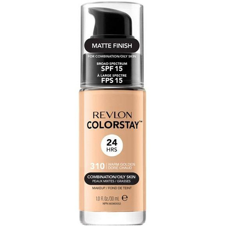 ColorStay™ Makeup for Combination/Oily Skin SPF15 podkład do cery mieszanej i tłustej 310 Warm Golden 30ml