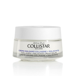 Collistar Attivi Puri Collagen + Malachite Cream Balm przeciwzmarszczkowy krem-balsam do twarzy z kolagenem i malachitem 50ml