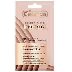 Ujędrniające Peptydy ujędrniająco-odżywcza maseczka przeciwzmarszczkowa 8g