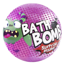 Kula do kąpieli z niespodzianką Różowa 120g