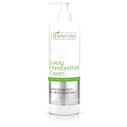 Bielenda Professional - Luxury Hand & Nail Cream Silk Proteins & Vitamin Complex luksusowy krem do dłoni i paznokci 500ml