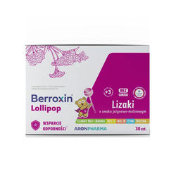 Berroxin Lollipop Box suplement diety w postaci lizaków dla dzieci 30szt.