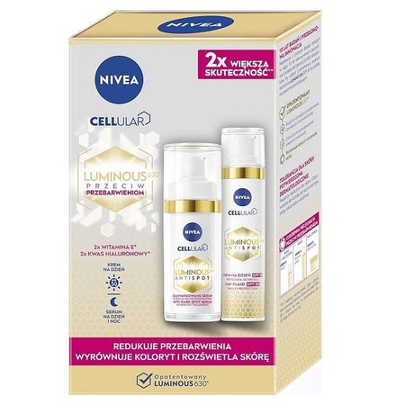 Nivea Cellular Luminous 630 - krem na dzień i serum przeciw przebarwieniom