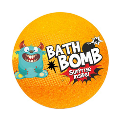 Kula kąpielowa z niespodzianką Pomarańczowa 120g