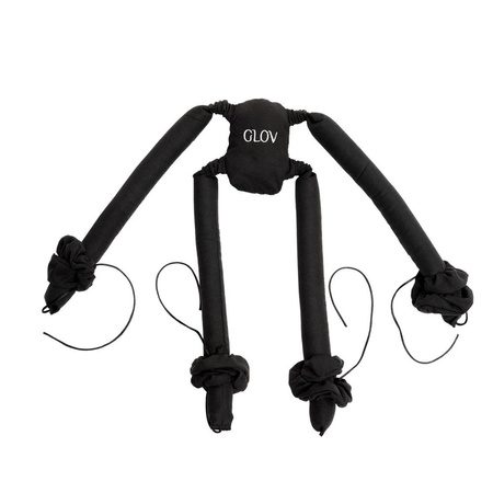 Glov CoolCurl Spider Set wałki do kręcenia włosów na zimno do włosów długiej i średniej długości Black 4szt