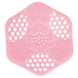 Foam Sculpt Pad 2w1 dysk z rączką do mycia i masażu ciała Pink
