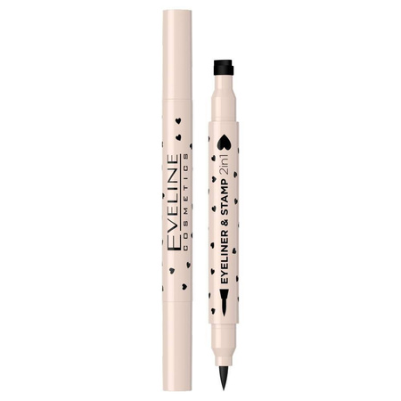 Eyeliner &amp; Stamp 2in1 eyeliner ze stemplem 01 Serce