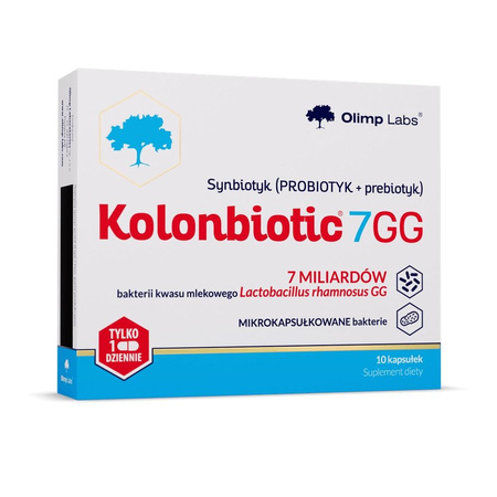 Kolonbiotic 7GG suplement diety z bakteriami kwasu mlekowego 10 kapsułek