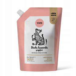 Naturalne mydło w płynie refill Biała Lawenda &amp; Grejpfrut 600ml