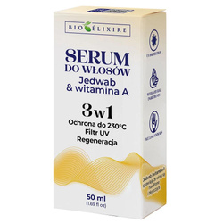 Serum do włosów z jedwabiem i witaminą A 3w1 50ml