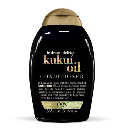 Kukui Oil odżywka nawilżająca z olejkiem z orzechów kukui 385ml