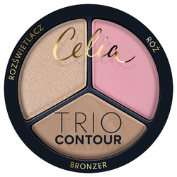 Trio Contour zestaw do konturowania twarzy w pudrze 01