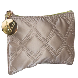 Gold &amp; Black kosmetyczka pikowana mała złota