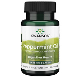 Peppermint Oil Combination suplement diety wspierający układ pokarmowy 100 kapsułek żelowych