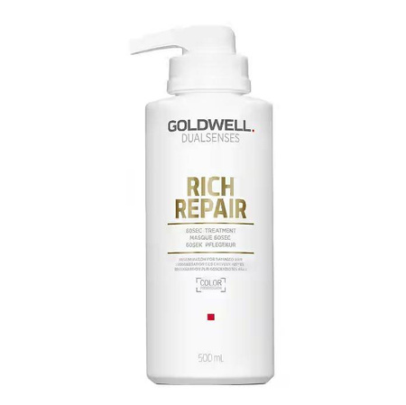 Goldwell - Dualsenses Rich Repair 60sec Treatment kuracja do włosów zniszczonych 500ml